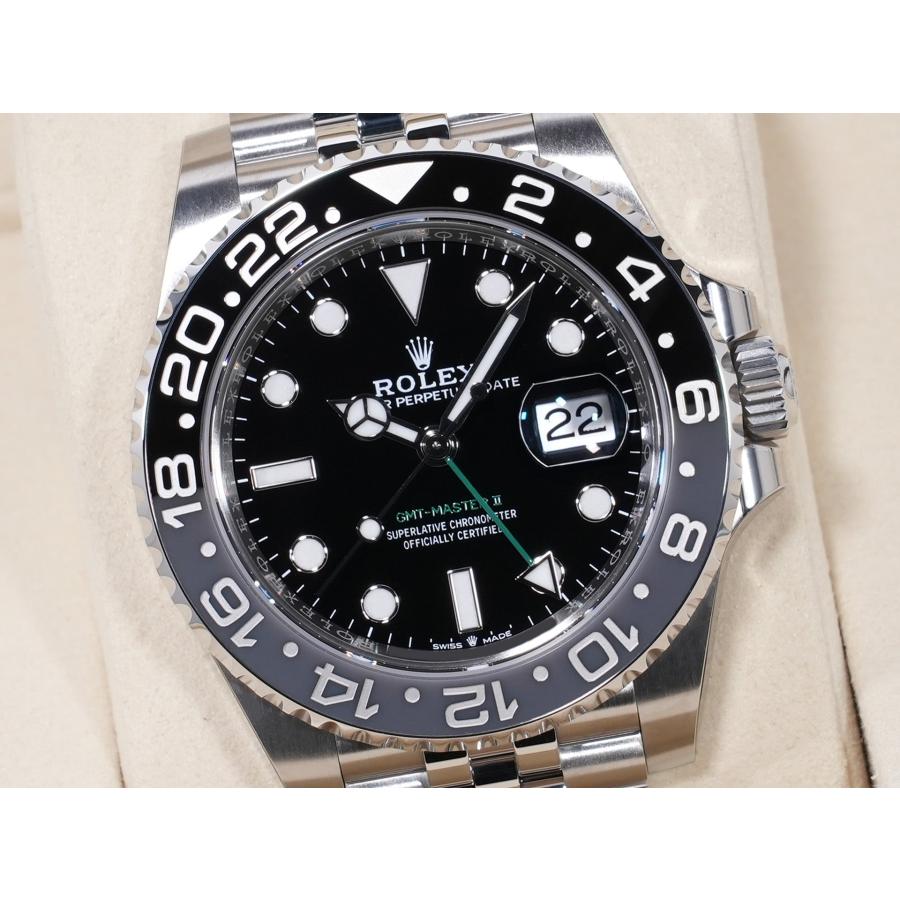 ロレックス GMTマスターII Ref.126710GRNR ステンレススチール ブラック文字盤 ジュビリーブレスレット | GMTマスター | 02