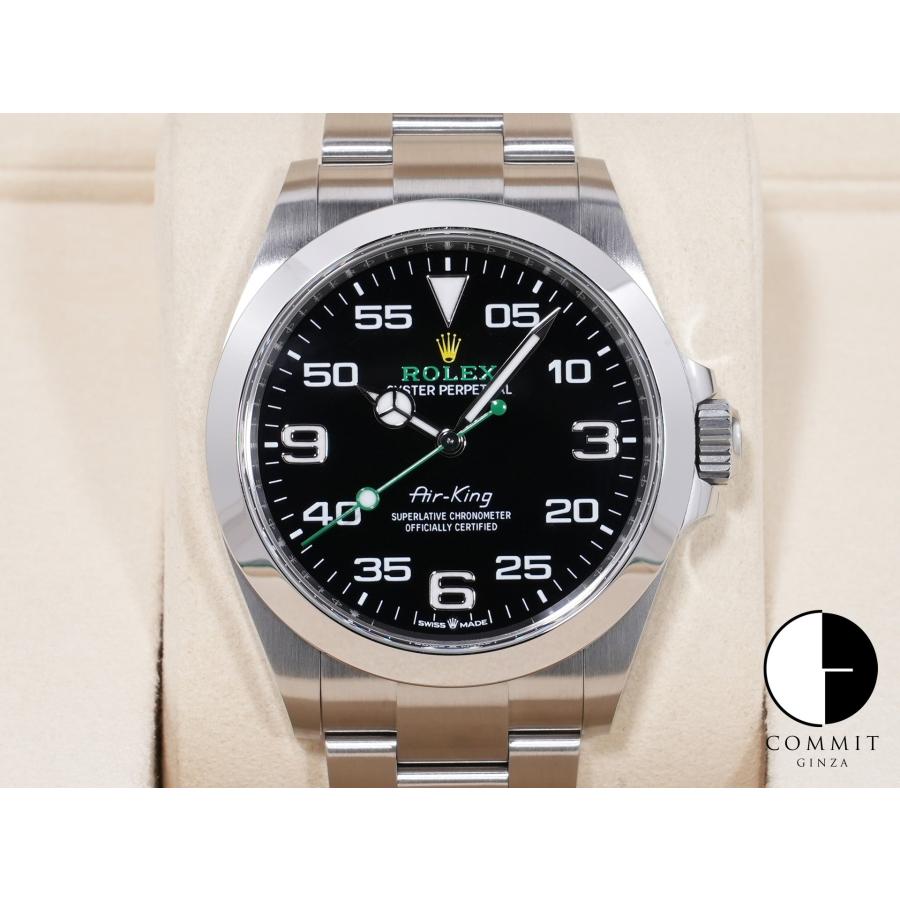 ロレックス エアキング Ref.126900 ステンレススチール ブラック文字盤 オイスターブレスレット | エアキング