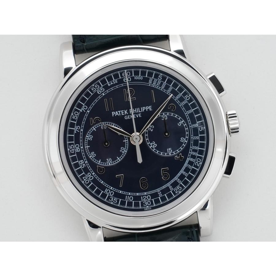 パテックフィリップ コンプリケーション クロノグラフ Ref.5070P-001 プラチナ ブルー文字盤 | PATEK PHILIPPE | 02