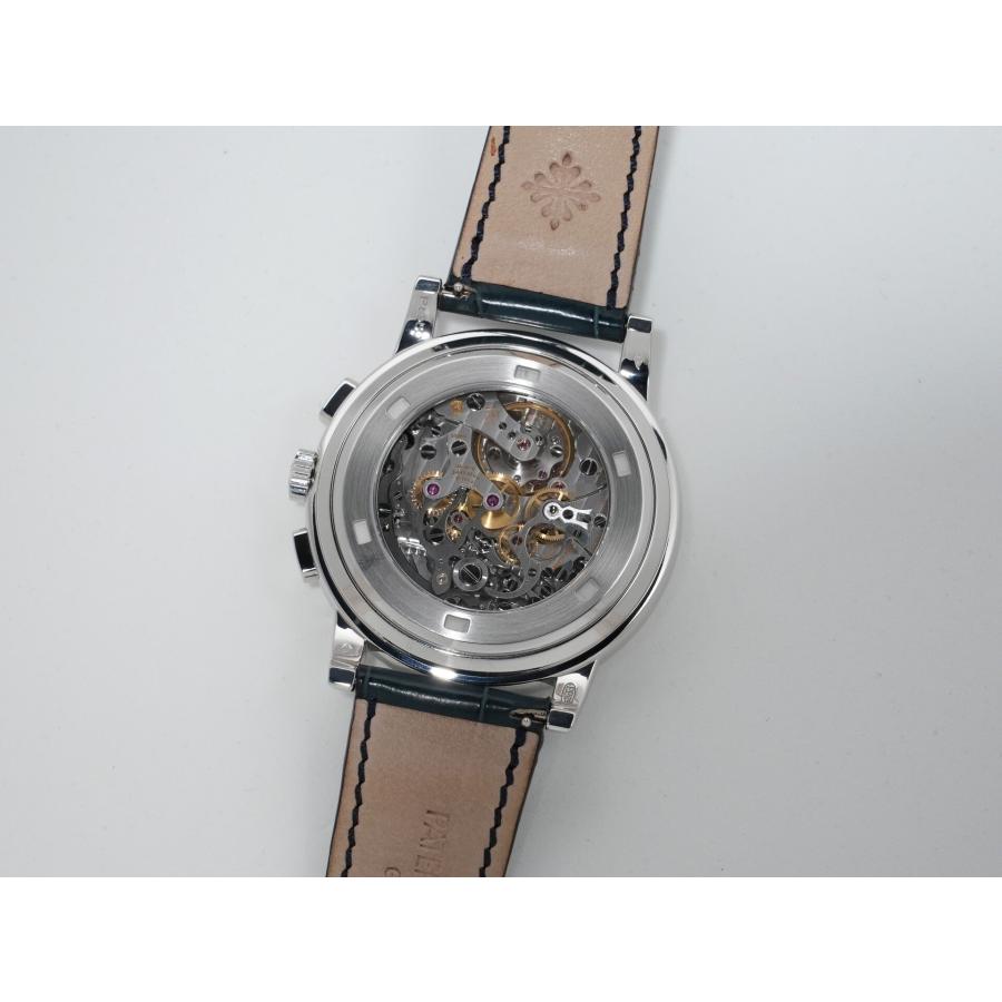 パテックフィリップ コンプリケーション クロノグラフ Ref.5070P-001 プラチナ ブルー文字盤 | PATEK PHILIPPE | 06