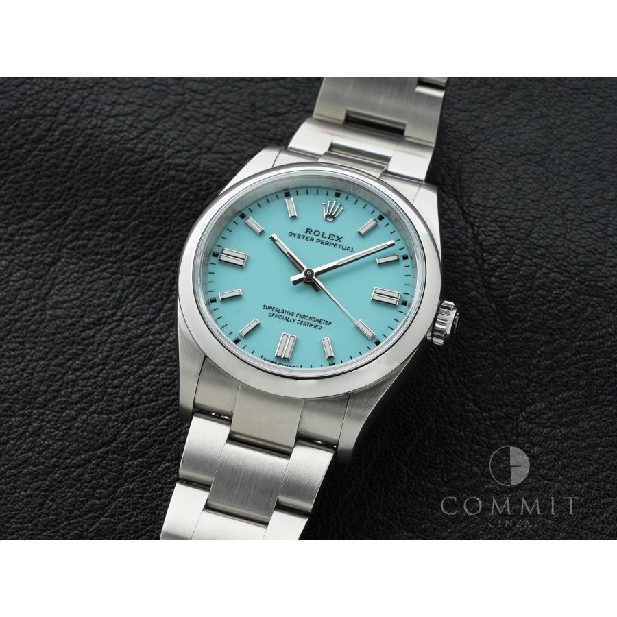 ロレックス オイスターパーペチュアル36 Ref.126000 ステンレススチール ターコイズ文字盤 | オイスター パーペチュアル | 10