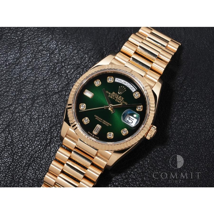 ロレックス デイデイト36 Ref.128238A 18KYG グリーンオンブレ文字盤 | デイデイト | 10
