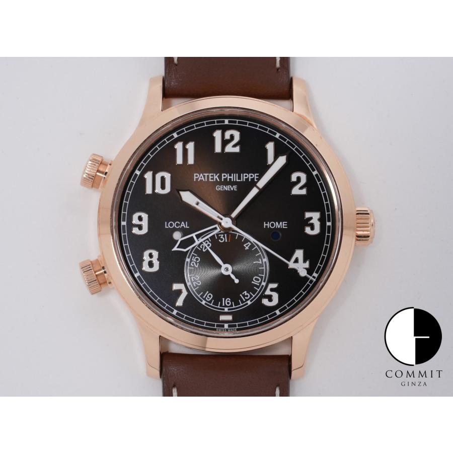 パテックフィリップ カラトラバ パイロット トラベルタイム Ref.5524R-001 ローズゴールド ブラウン・ソレイユ文字盤 | カラトラバ