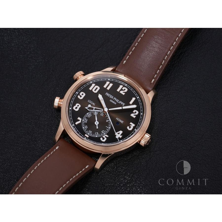パテックフィリップ カラトラバ パイロット トラベルタイム Ref.5524R-001 ローズゴールド ブラウン・ソレイユ文字盤 | カラトラバ | 12