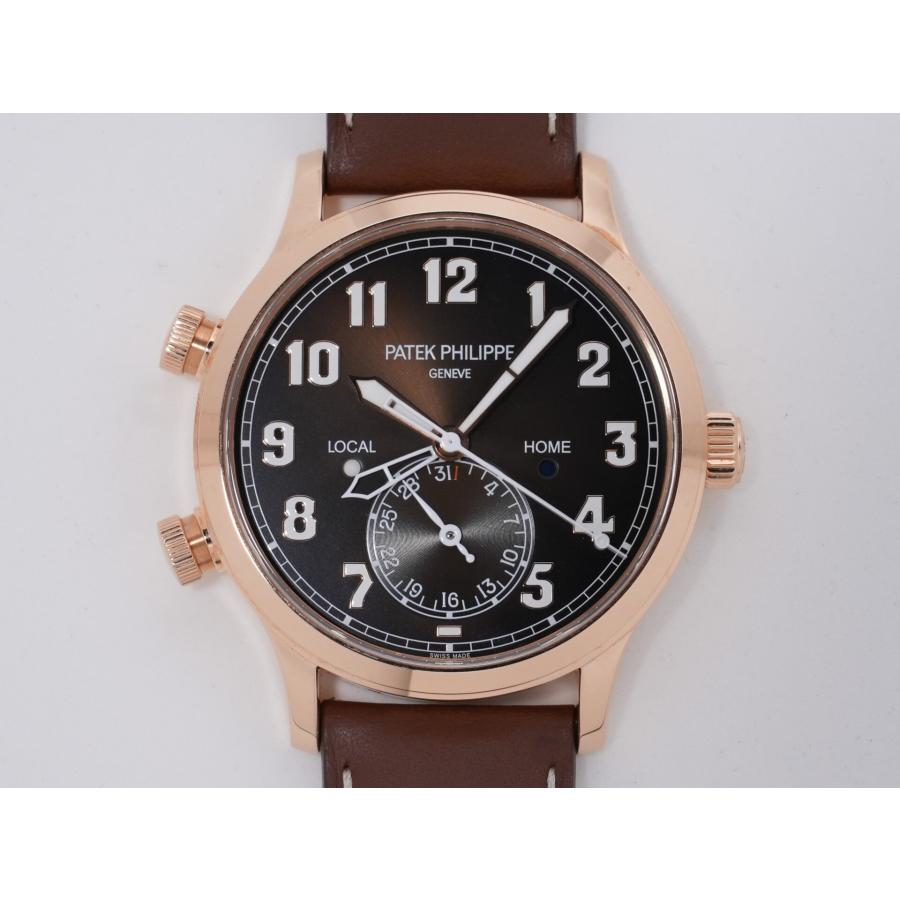 パテックフィリップ カラトラバ パイロット トラベルタイム Ref.5524R-001 ローズゴールド ブラウン・ソレイユ文字盤 | カラトラバ | 01