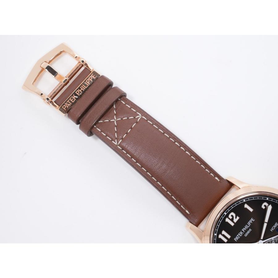 パテックフィリップ カラトラバ パイロット トラベルタイム Ref.5524R-001 ローズゴールド ブラウン・ソレイユ文字盤 | カラトラバ | 07