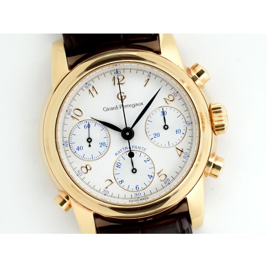ジラールペルゴ クロノグラフ ラトラパンテ Ref.90100 18Kイエローゴールド シルバー文字盤 | ジラール・ペルゴ | 02