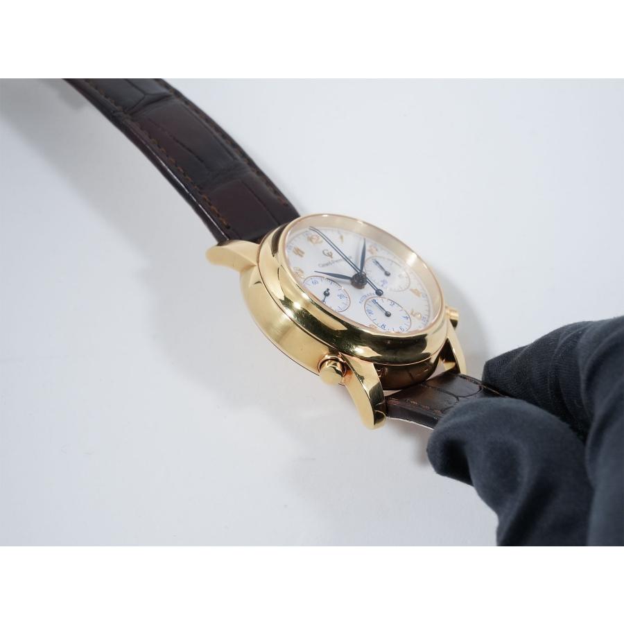 ジラールペルゴ クロノグラフ ラトラパンテ Ref.90100 18Kイエローゴールド シルバー文字盤 | ジラール・ペルゴ | 04