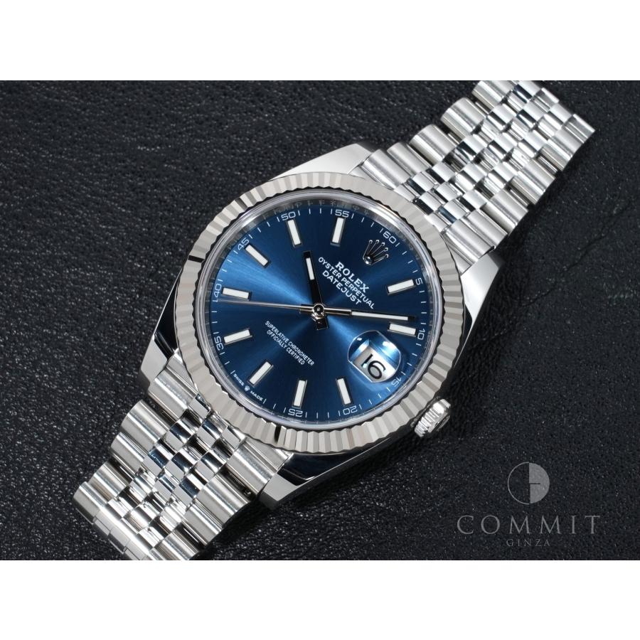 ロレックス デイトジャスト41 Ref.126334 ステンレススチール/ホワイトゴールド ブライトブルー文字盤 ジュビリーブレスレット | デイトジャスト | 10