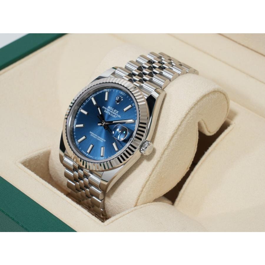 ロレックス デイトジャスト41 Ref.126334 ステンレススチール/ホワイトゴールド ブライトブルー文字盤 ジュビリーブレスレット | デイトジャスト | 03