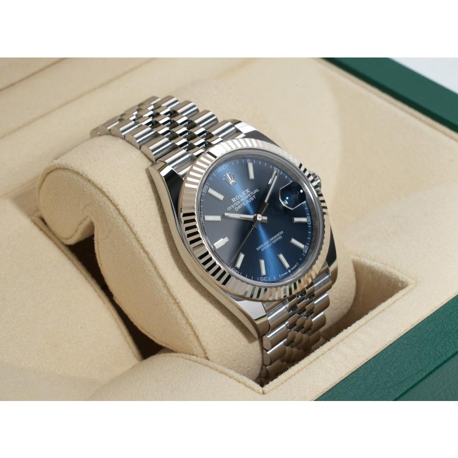 ロレックス デイトジャスト41 Ref.126334 ステンレススチール/ホワイトゴールド ブライトブルー文字盤 ジュビリーブレスレット | デイトジャスト | 04