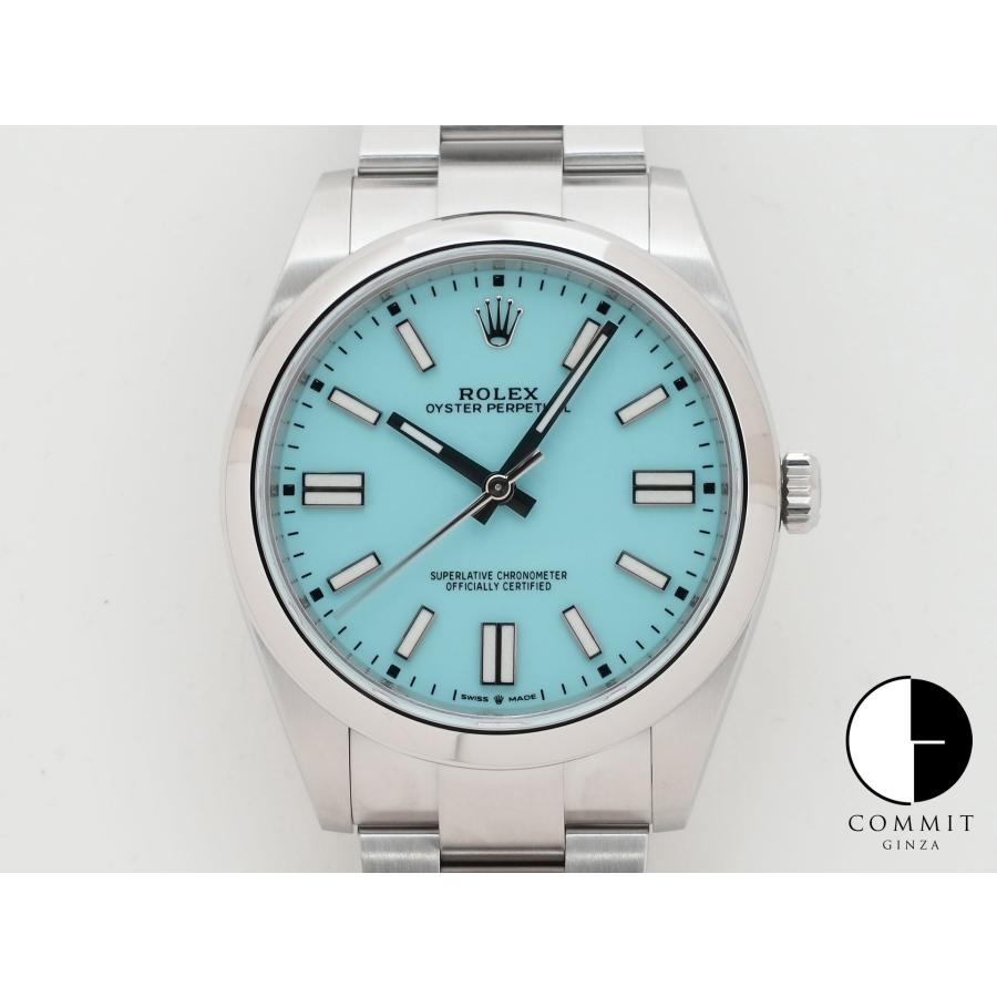ロレックス オイスターパーペチュアル41 Ref.124300 SS ターコイズ文字盤 | オイスター パーペチュアル