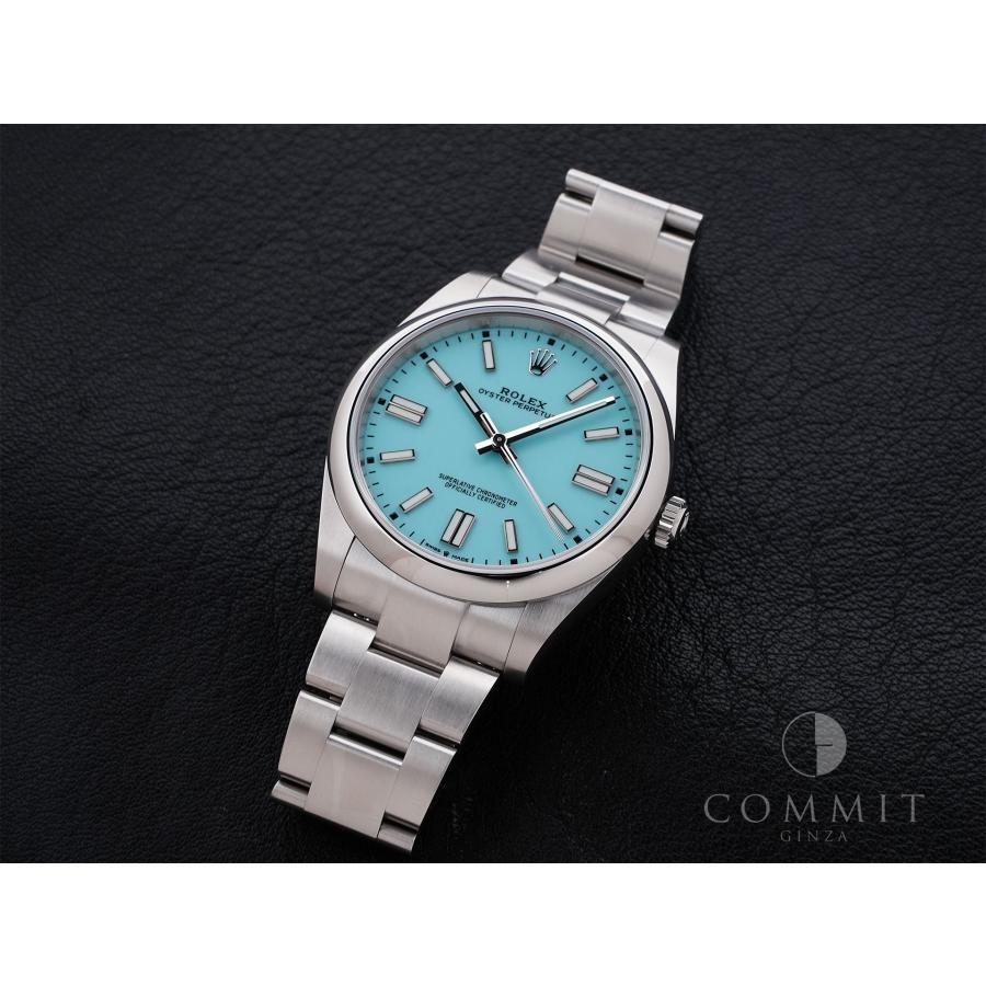 ロレックス オイスターパーペチュアル41 Ref.124300 SS ターコイズ文字盤 | オイスター パーペチュアル | 10
