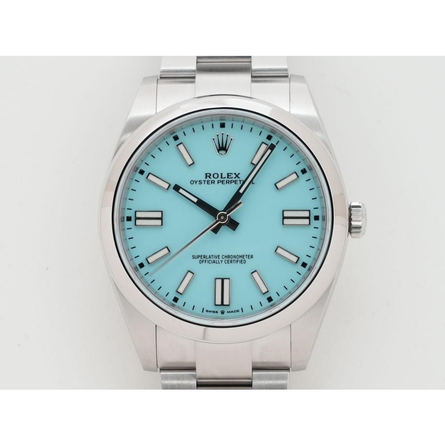ロレックス オイスターパーペチュアル41 Ref.124300 SS ターコイズ文字盤 | オイスター パーペチュアル | 01