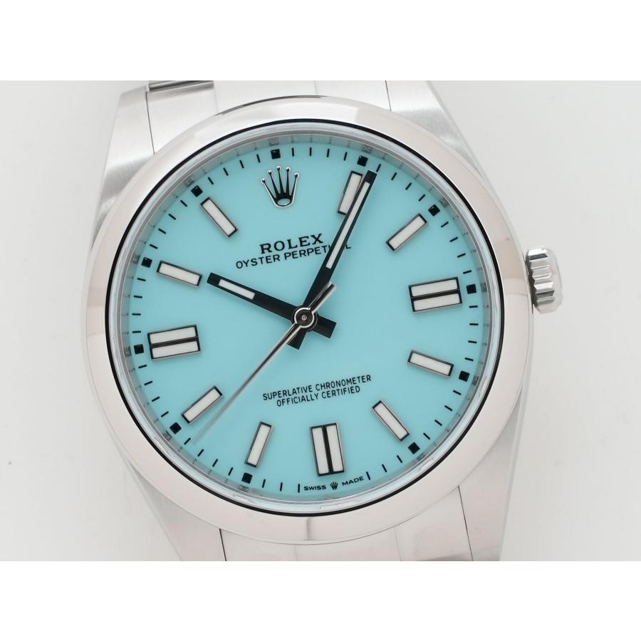 ロレックス オイスターパーペチュアル41 Ref.124300 SS ターコイズ文字盤 | オイスター パーペチュアル | 02