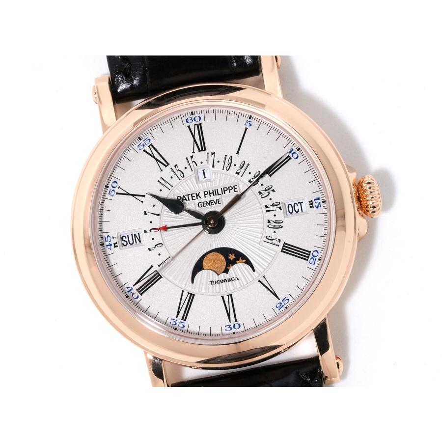 パテックフィリップ パーペチュアルカレンダー レトログラード  TIFFANY＆CO. Ref.5159R-001 ローズゴールド シルバー文字盤 | PATEK PHILIPPE | 02