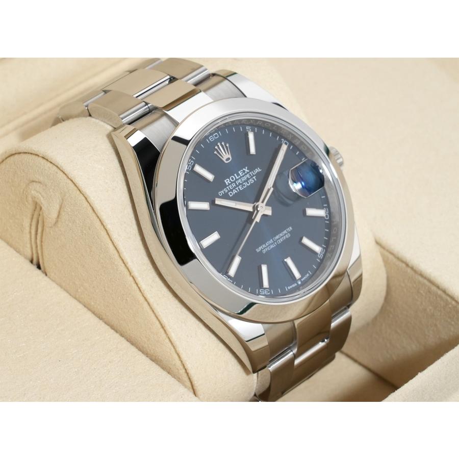 ロレックス デイトジャスト41 Ref.126300 ステンレススチール ブライトブルー文字盤 オイスターブレスレット | デイトジャスト | 04