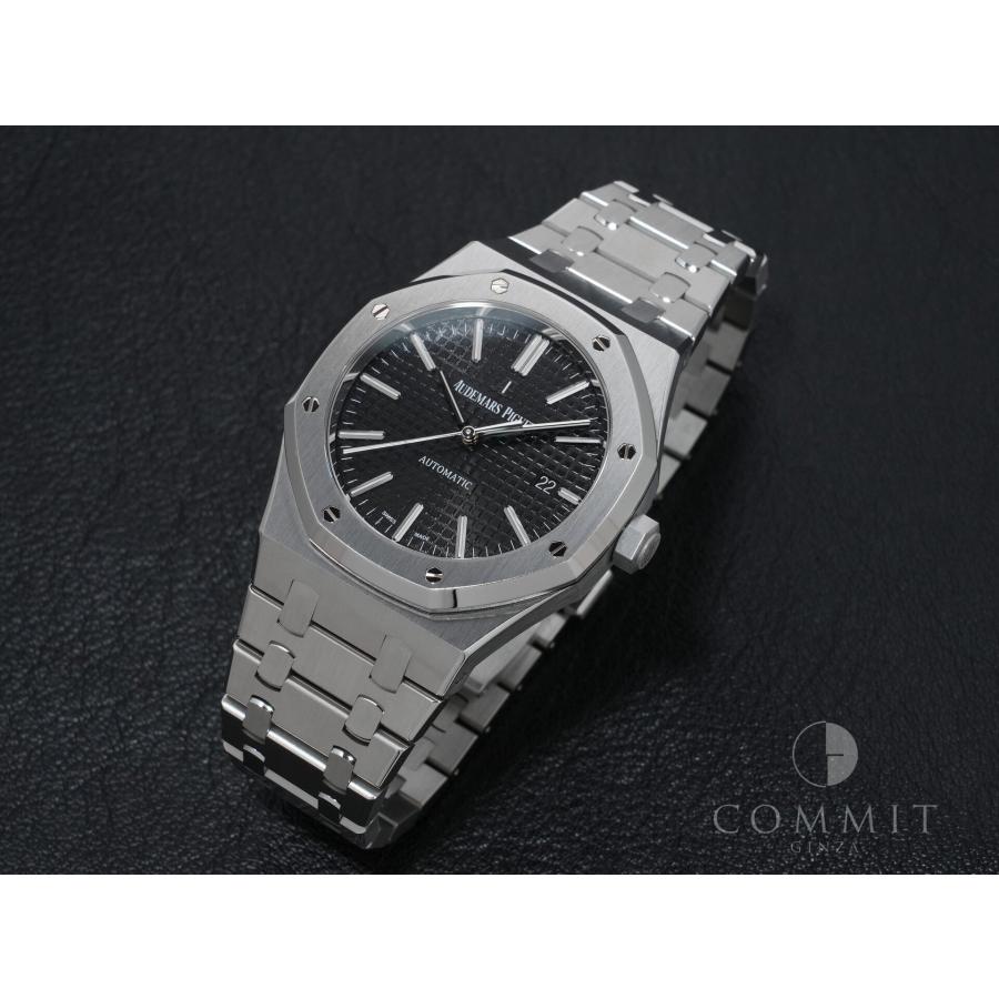 オーデマピゲ ロイヤルオーク Ref.15400ST.OO.1220ST.01 ステンレススチール ブラック文字盤 | ロイヤルオーク | 10