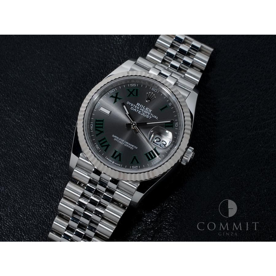 ロレックス デイトジャスト36 Ref.126234 ステンレススチール/ホワイトゴールド スレートローマン文字盤 ジュビリーブレスレット | デイトジャスト | 10