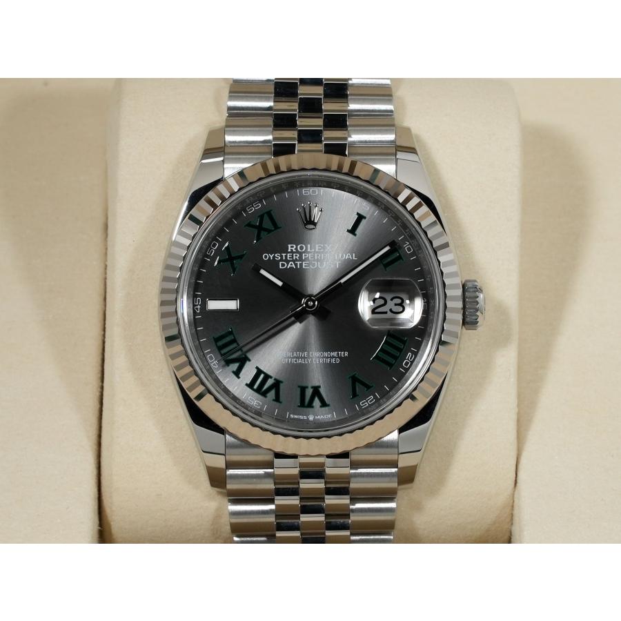 ロレックス デイトジャスト36 Ref.126234 ステンレススチール/ホワイトゴールド スレートローマン文字盤 ジュビリーブレスレット | デイトジャスト | 01