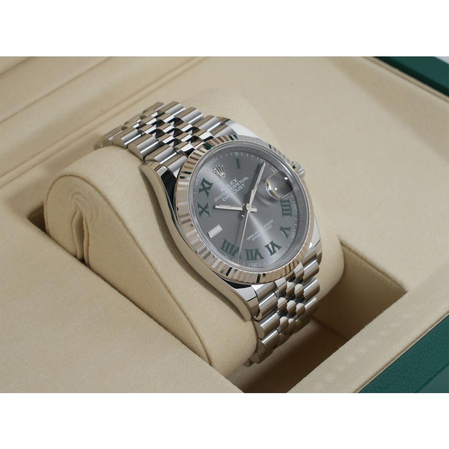 ロレックス デイトジャスト36 Ref.126234 ステンレススチール/ホワイトゴールド スレートローマン文字盤 ジュビリーブレスレット | デイトジャスト | 04