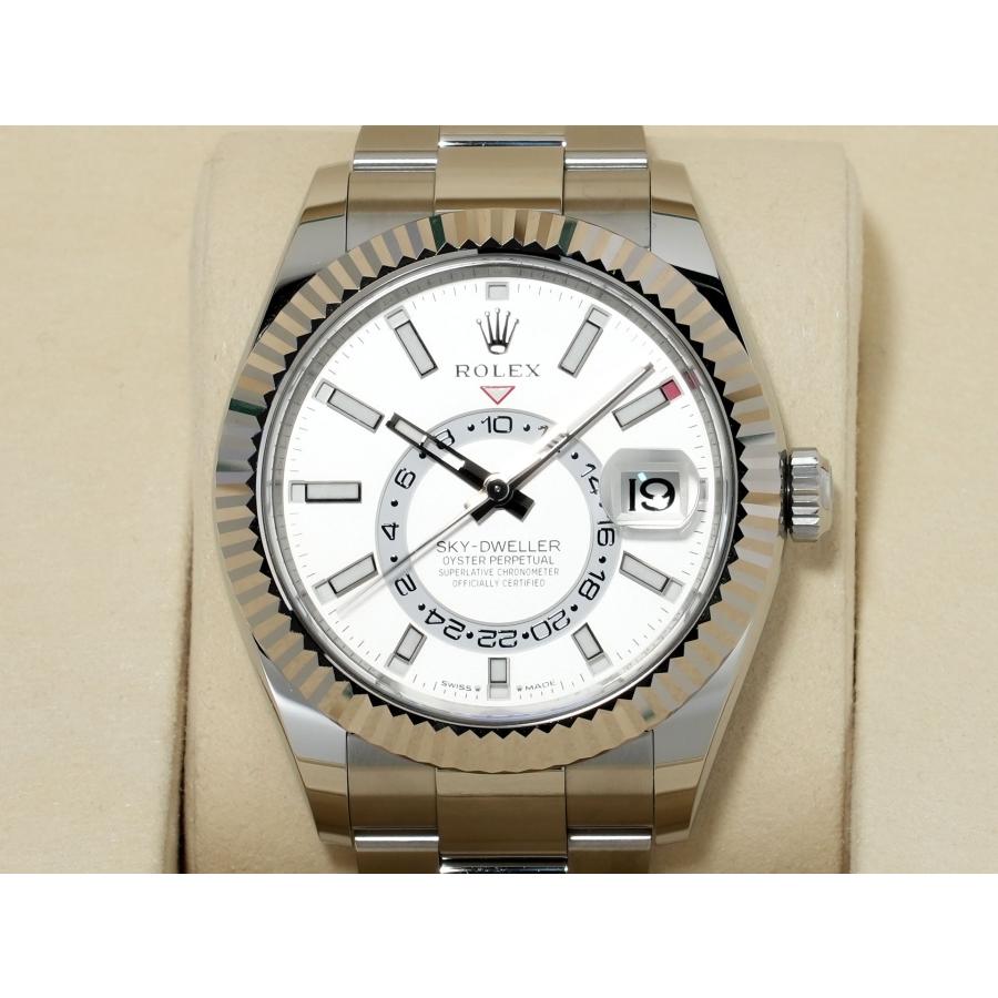 ロレックス スカイドゥエラー Ref.336934 ステンレススチール/ホワイトゴールド ホワイト文字盤 オイスターブレスレット | スカイドゥエラー | 01
