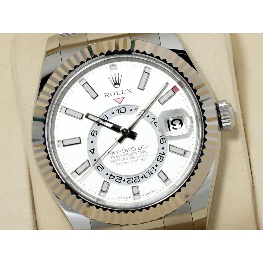ロレックス スカイドゥエラー Ref.336934 ステンレススチール/ホワイトゴールド ホワイト文字盤 オイスターブレスレット | スカイドゥエラー | 02
