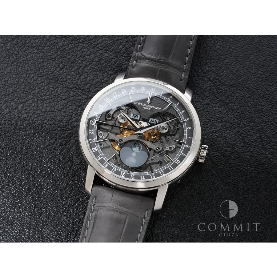 ヴァシュロンコンスタンタン トラディショナル コンプリートカレンダー オープンフェイス Ref.4020T/000G-B655 ホワイトゴールド スケルトン文字盤 | VACHERON CONSTANTIN | 12