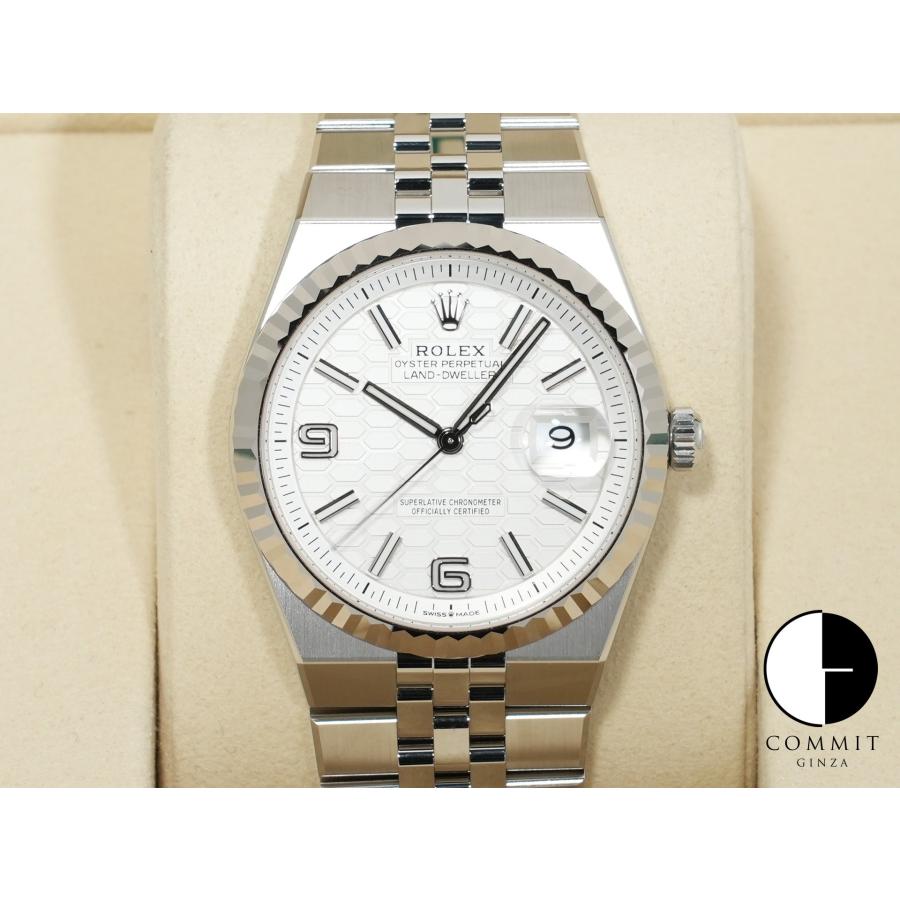 ロレックス ランドドゥエラー Ref.127234 ステンレススチール/ホワイトゴールド ホワイト文字盤 ジュビリーブレスレット | ROLEX