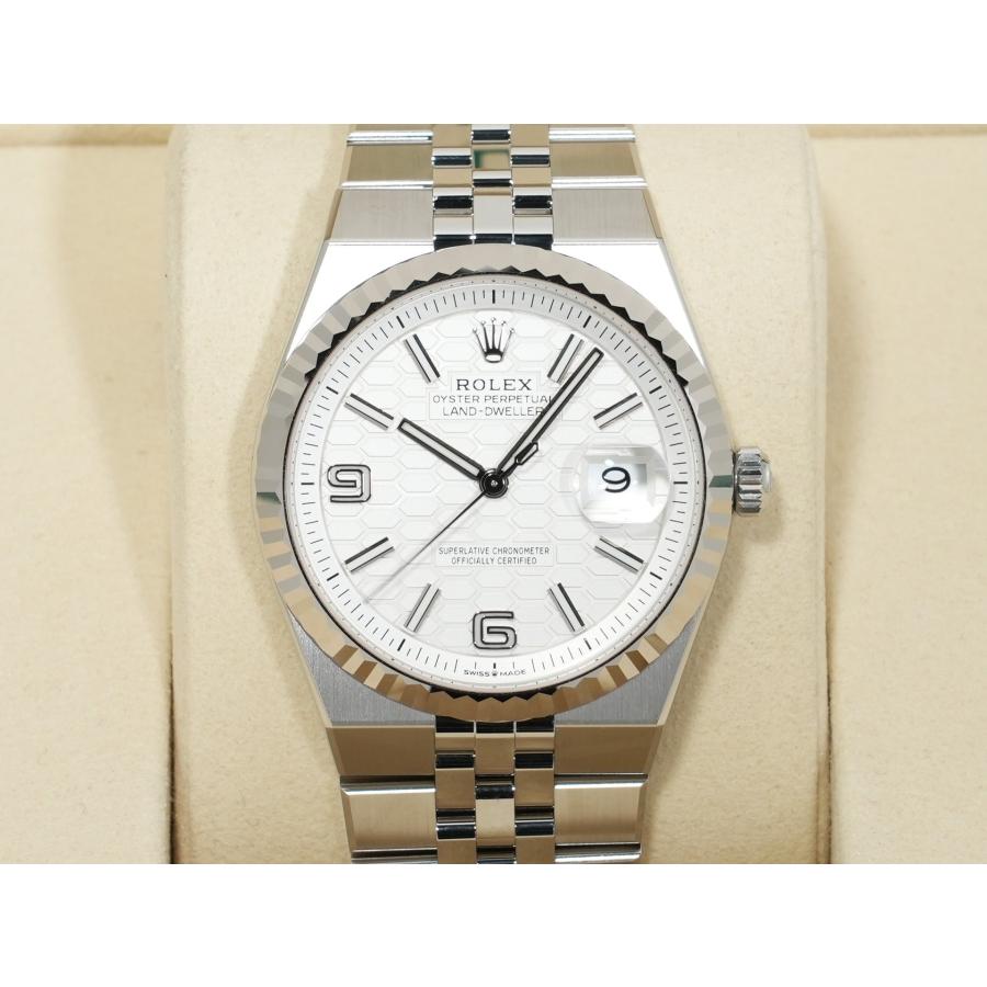 ロレックス ランドドゥエラー Ref.127234 ステンレススチール/ホワイトゴールド ホワイト文字盤 ジュビリーブレスレット | ROLEX | 01