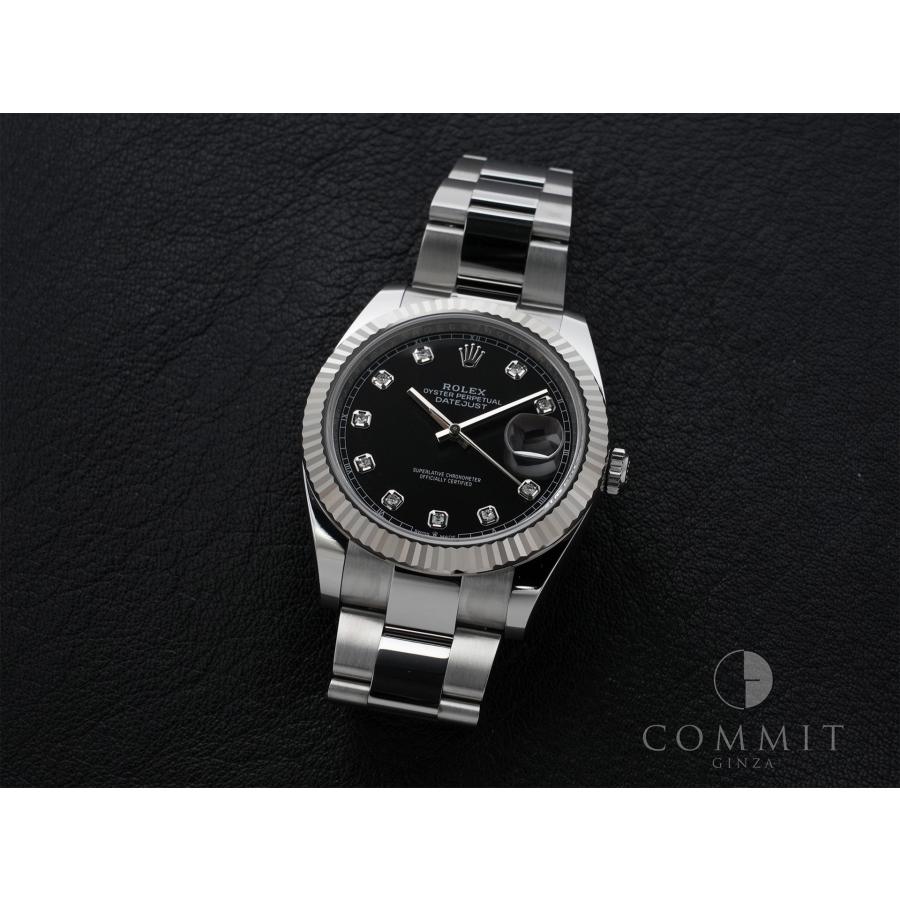 ロレックス デイトジャスト41 Ref.126334G ブラックx10Pダイヤ文字盤 オイスターブレスレット | デイトジャスト | 10