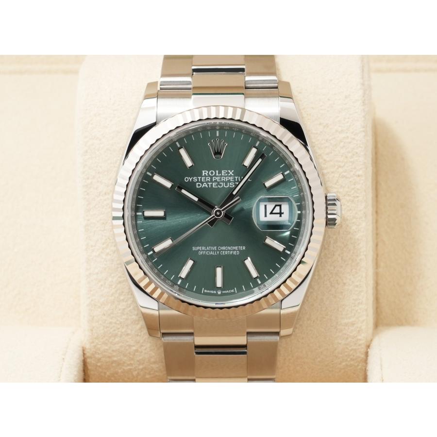 ロレックス デイトジャスト36 Ref.126234 SS/WG ミントグリーン文字盤 オイスターブレスレット | デイトジャスト | 01