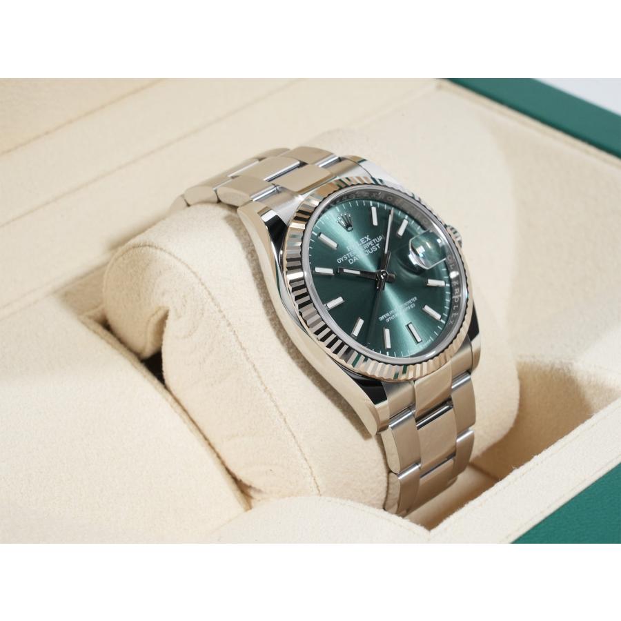 ロレックス デイトジャスト36 Ref.126234 SS/WG ミントグリーン文字盤 オイスターブレスレット | デイトジャスト | 04