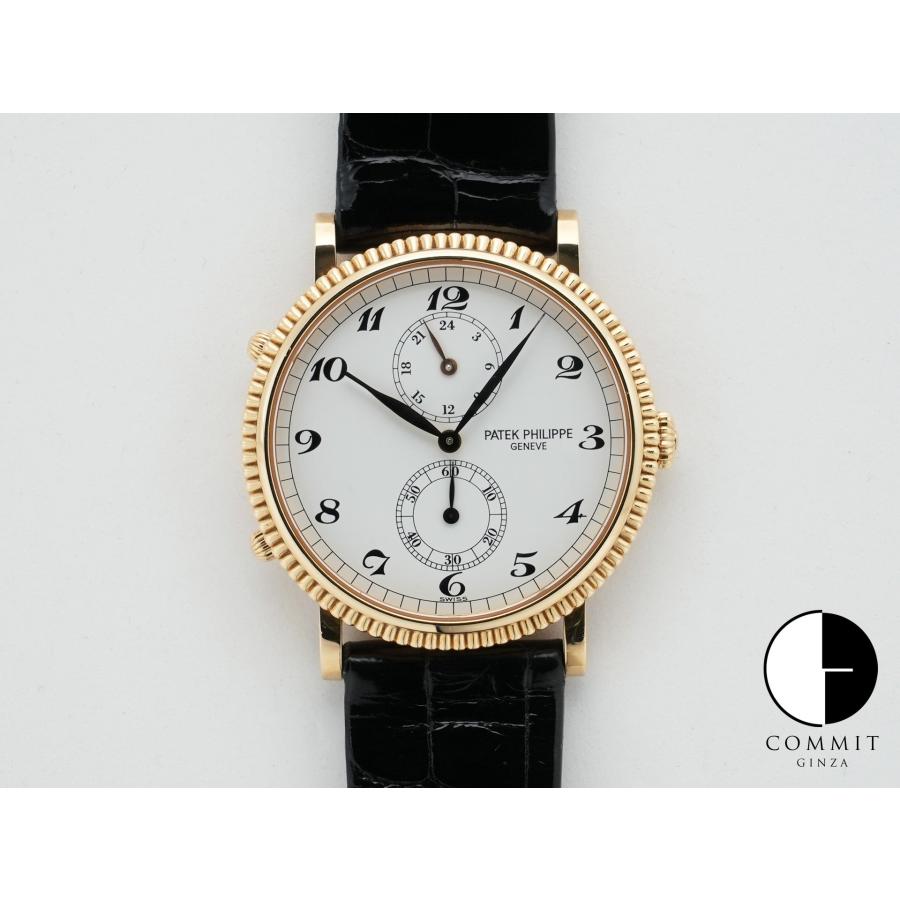 パテックフィリップ カラトラバ トラベルタイム Ref.5034J イエローゴールド ホワイト文字盤 | カラトラバ