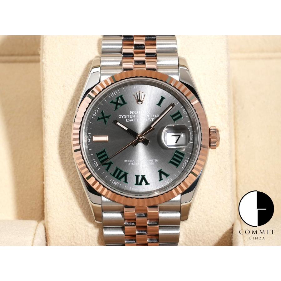 ロレックス デイトジャスト36 Ref.126231 SS/ERG スレートローマン文字盤 | デイトジャスト