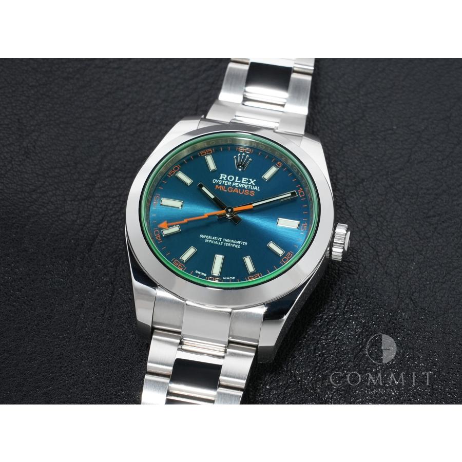 ロレックス ミルガウス Ref.116400GV ステンレススチール Zブルー文字盤 | ミルガウス | 10