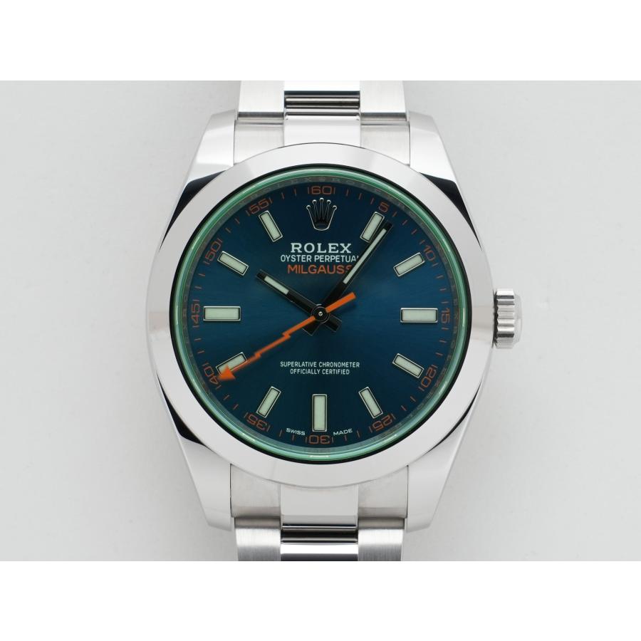 ロレックス ミルガウス Ref.116400GV ステンレススチール Zブルー文字盤 | ミルガウス | 01