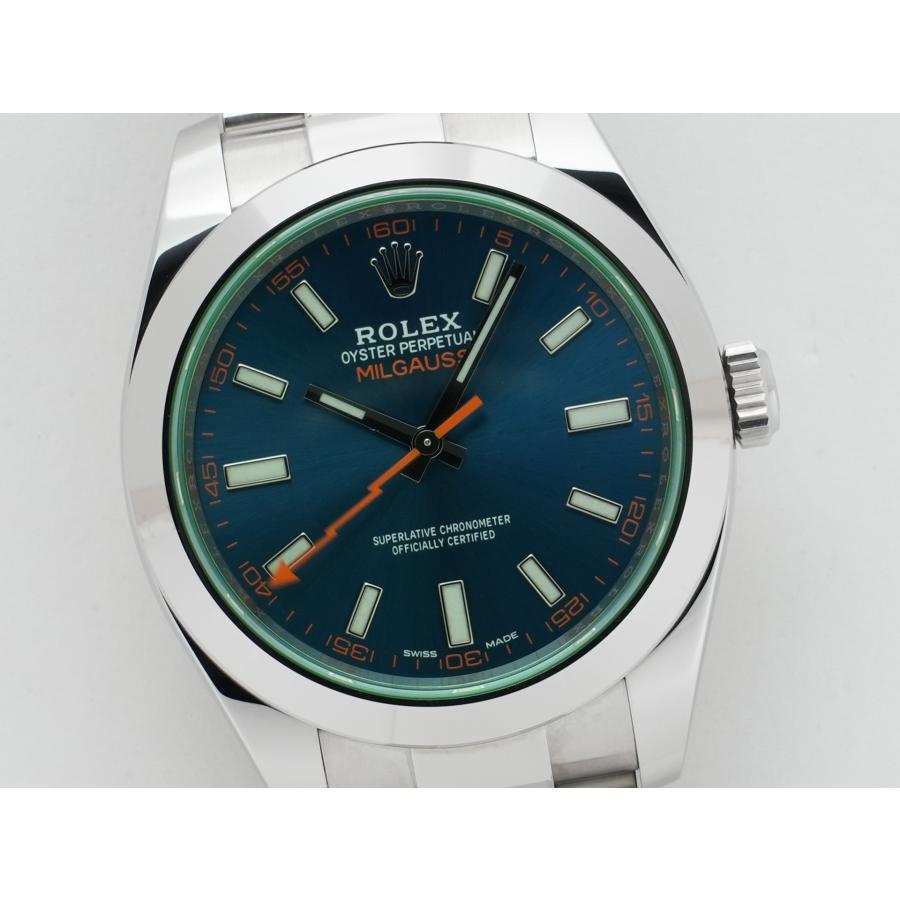 ロレックス ミルガウス Ref.116400GV ステンレススチール Zブルー文字盤 | ミルガウス | 02