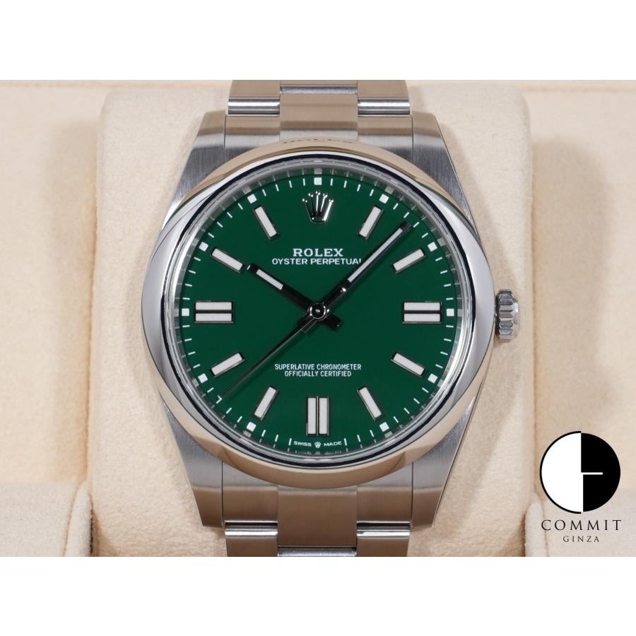 ロレックス オイスターパーペチュアル41 Ref.124300 SS グリーン文字盤 | オイスター パーペチュアル