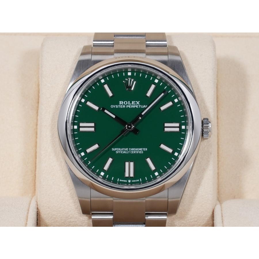 ロレックス オイスターパーペチュアル41 Ref.124300 SS グリーン文字盤 | オイスター パーペチュアル | 01