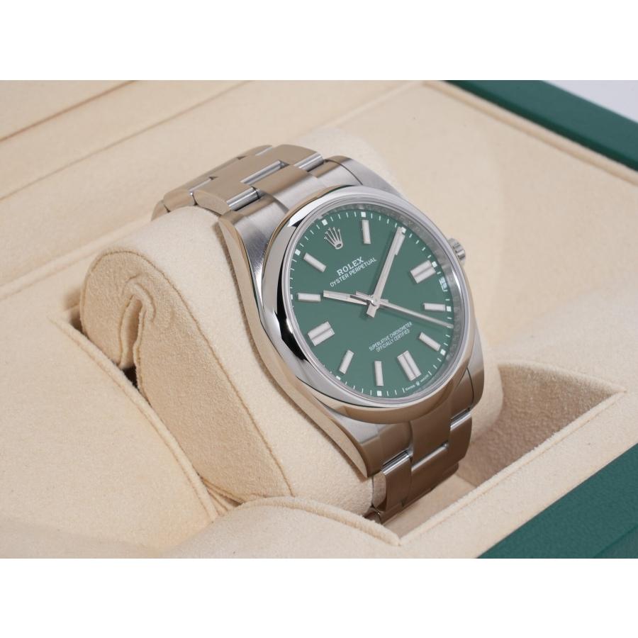ロレックス オイスターパーペチュアル41 Ref.124300 SS グリーン文字盤 | オイスター パーペチュアル | 04