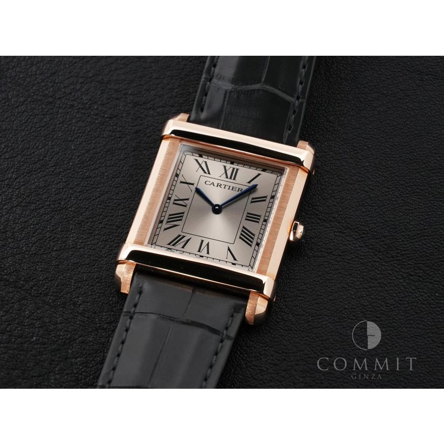カルティエ タンクシノワーズ LM Ref.WGTA0075 ピンクゴールド グレーサンレイ文字盤 | Cartier | 12