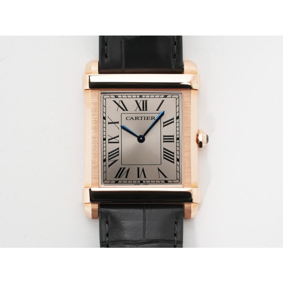 カルティエ タンクシノワーズ LM Ref.WGTA0075 ピンクゴールド グレーサンレイ文字盤 | Cartier | 01