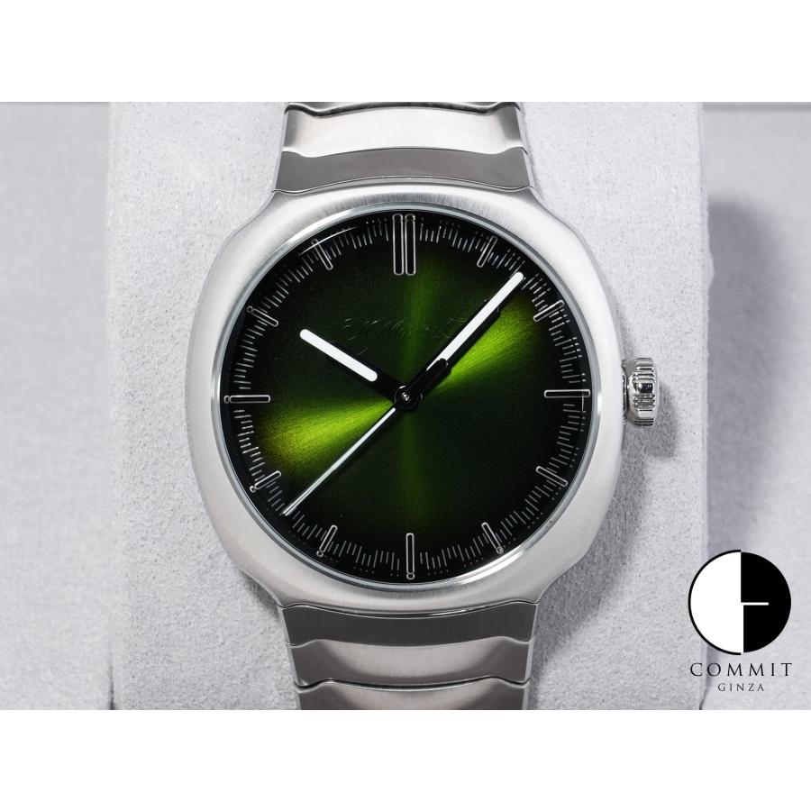 H.モーザー ストリームライナー センターセコンド Ref.6201-1200 SS マトリックスグリーンフュメ文字盤 | H.モーザー