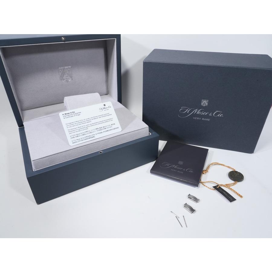 H.モーザー ストリームライナー センターセコンド Ref.6201-1200 SS マトリックスグリーンフュメ文字盤 | H.モーザー | 08