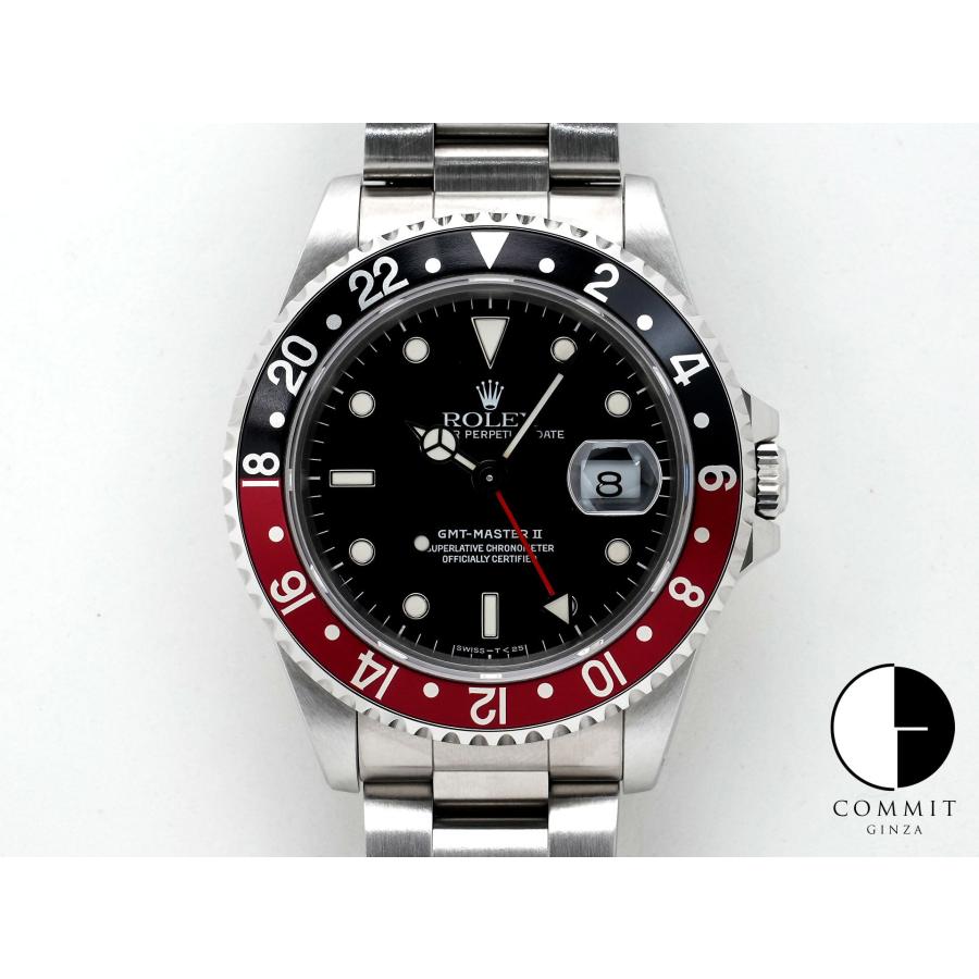 ロレックス GMTマスターII Ref.16710 ステンレススチール ブラック文字盤 オイスターブレスレット | GMTマスター