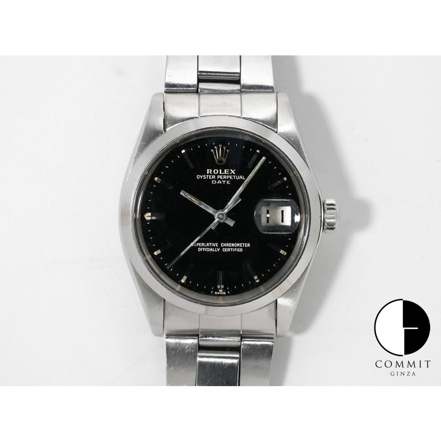 ロレックス オイスターパーペチュアル デイト Ref.1500 ステンレススチール ブラック文字盤 | オイスター パーペチュアル