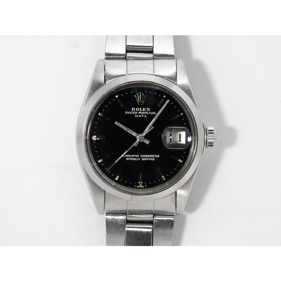 ロレックス オイスターパーペチュアル デイト Ref.1500 ステンレススチール ブラック文字盤 | オイスター パーペチュアル | 01