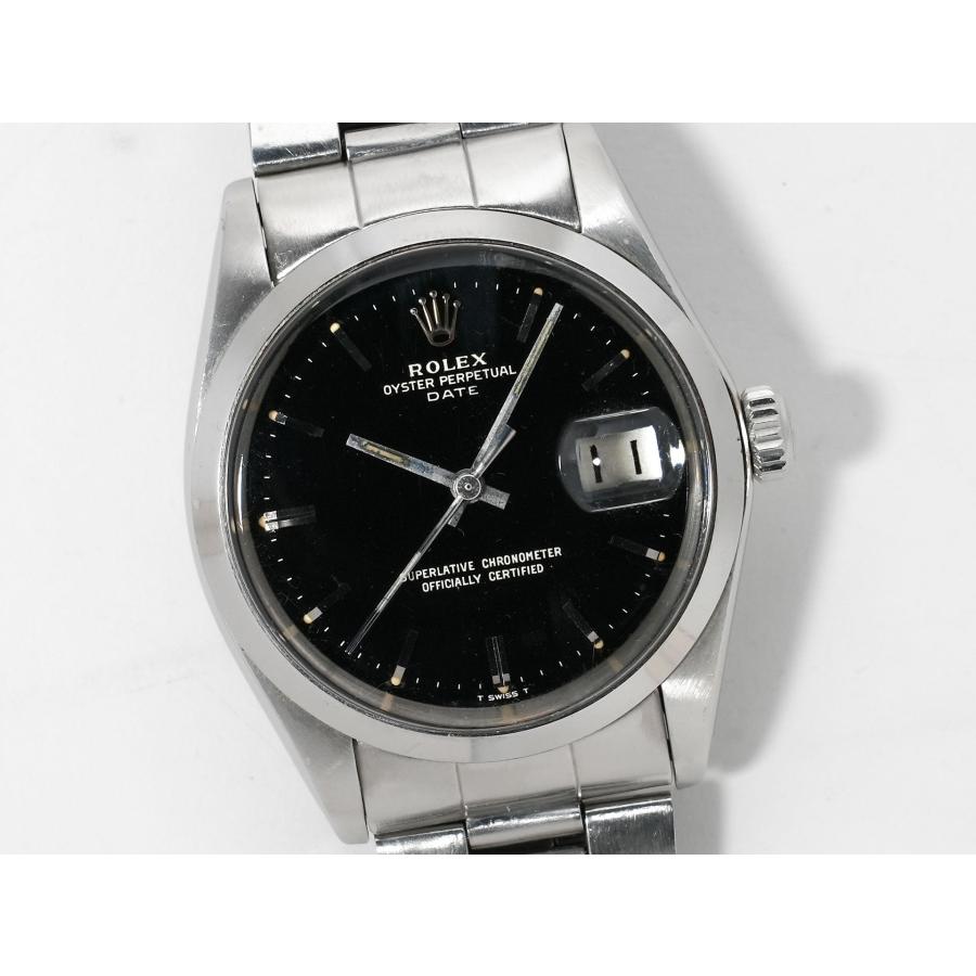 ロレックス オイスターパーペチュアル デイト Ref.1500 ステンレススチール ブラック文字盤 | オイスター パーペチュアル | 02