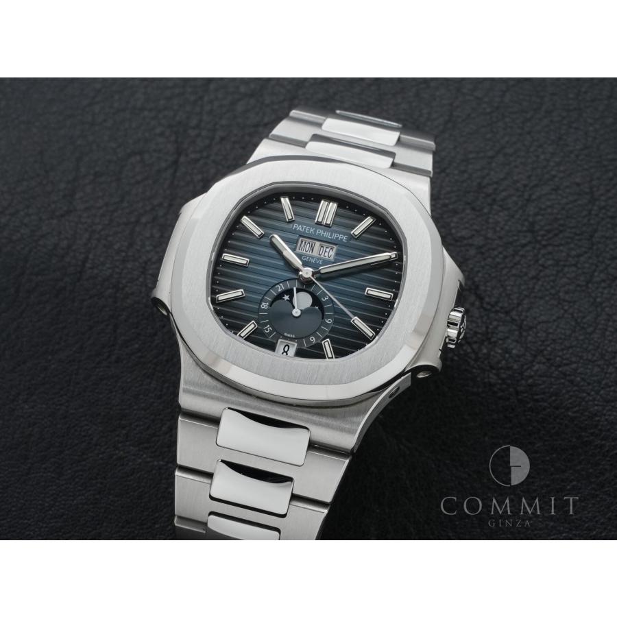 パテックフィリップ ノーチラス アニュアルカレンダー ムーンフェイズ Ref.5726/1A-014 ステンレススチール ブルー、ブラックグラデーション文字盤 | ノーチラス | 10